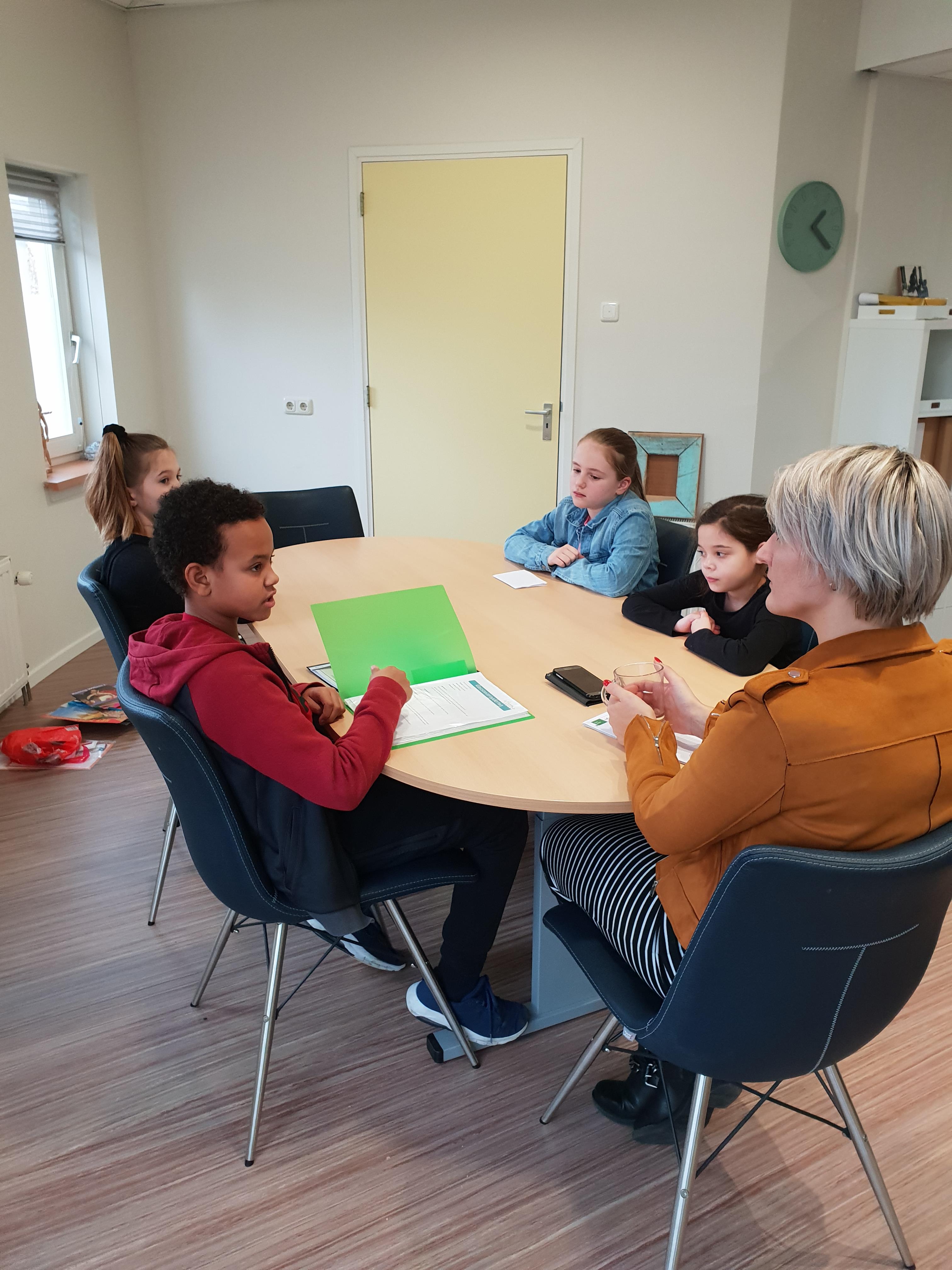 Vergadering met de klassenvertegenwoordigers