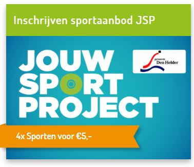 Inschrijven JeugdSportProject (JSP) en activiteiten in de voorjaarsvakantie