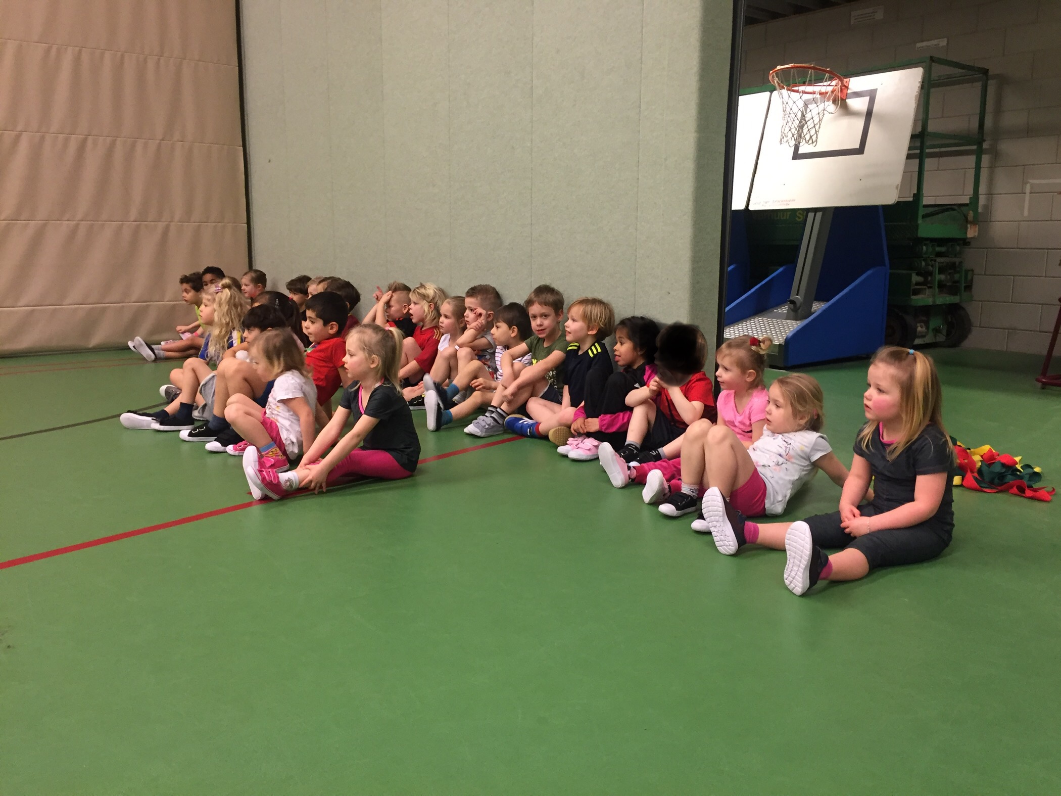 Gym in de grote gymzaal