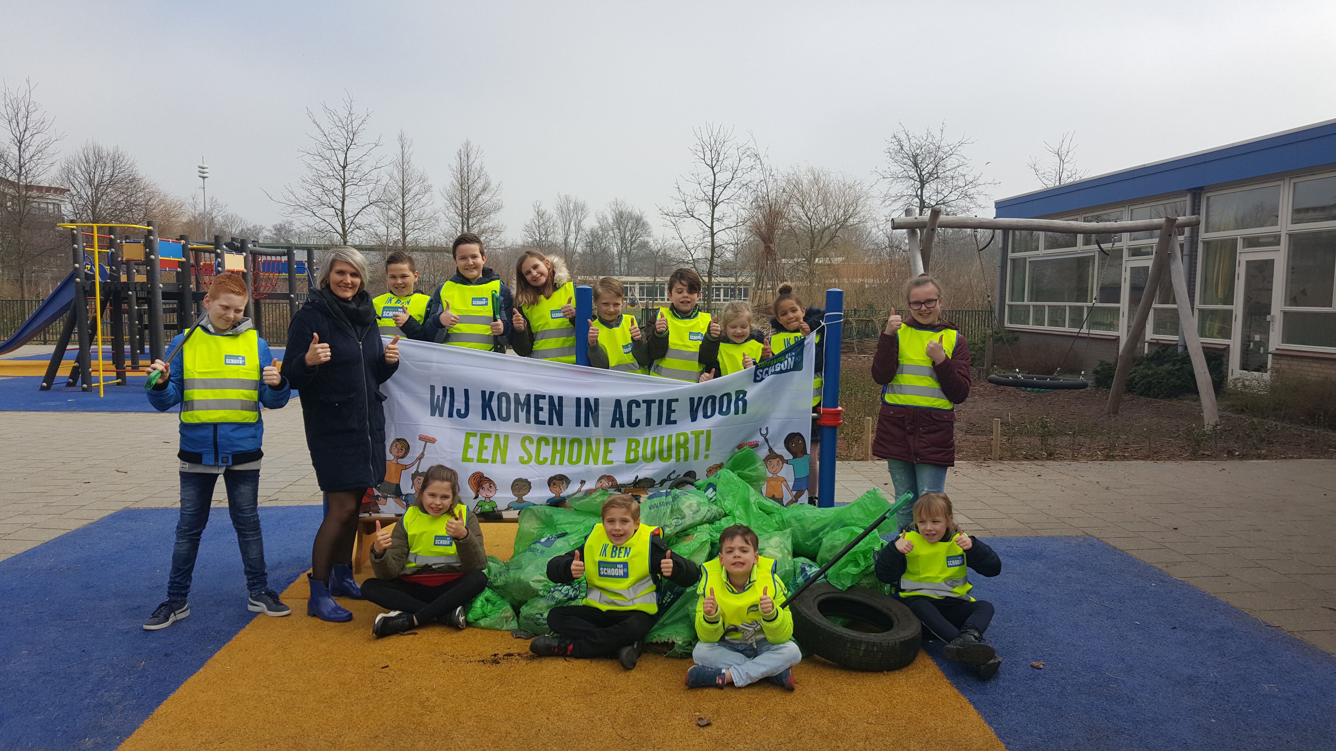 Opschoonactie van de Vlieberg geslaagd! 