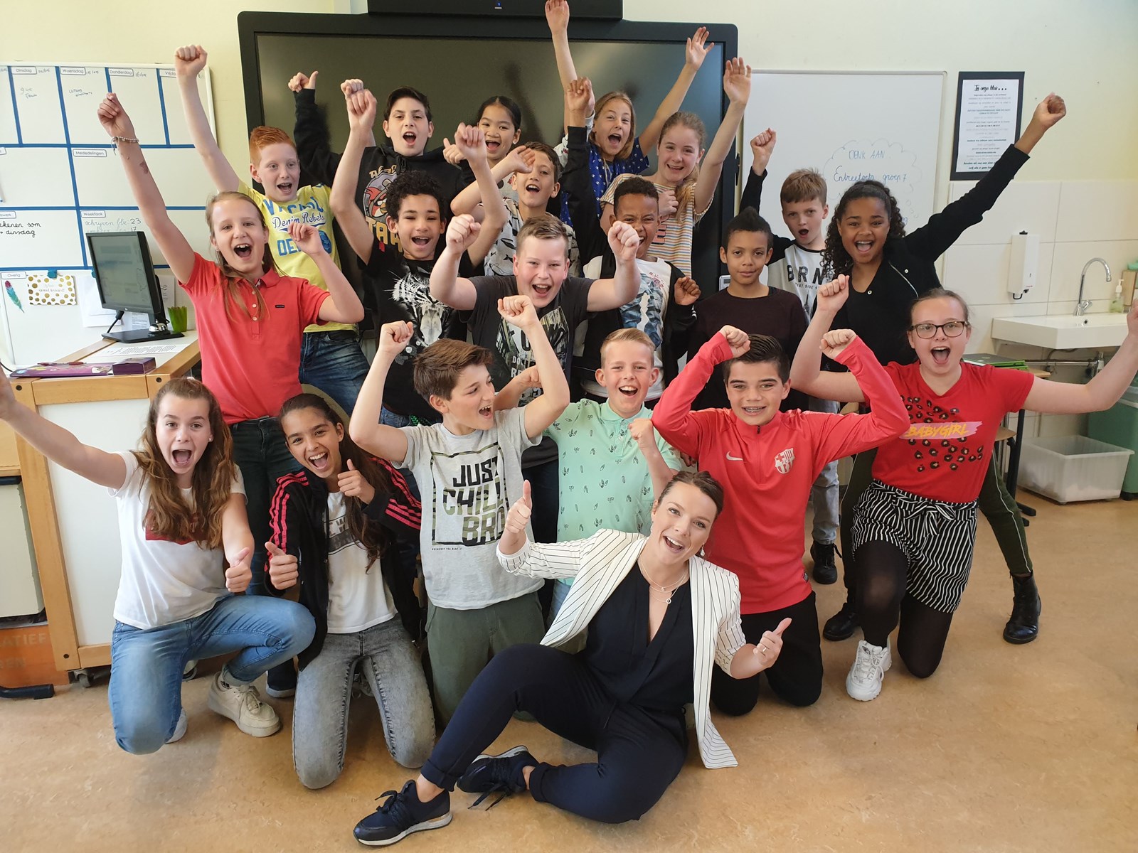 Score van eindtoets groep 8 De Vlieberg