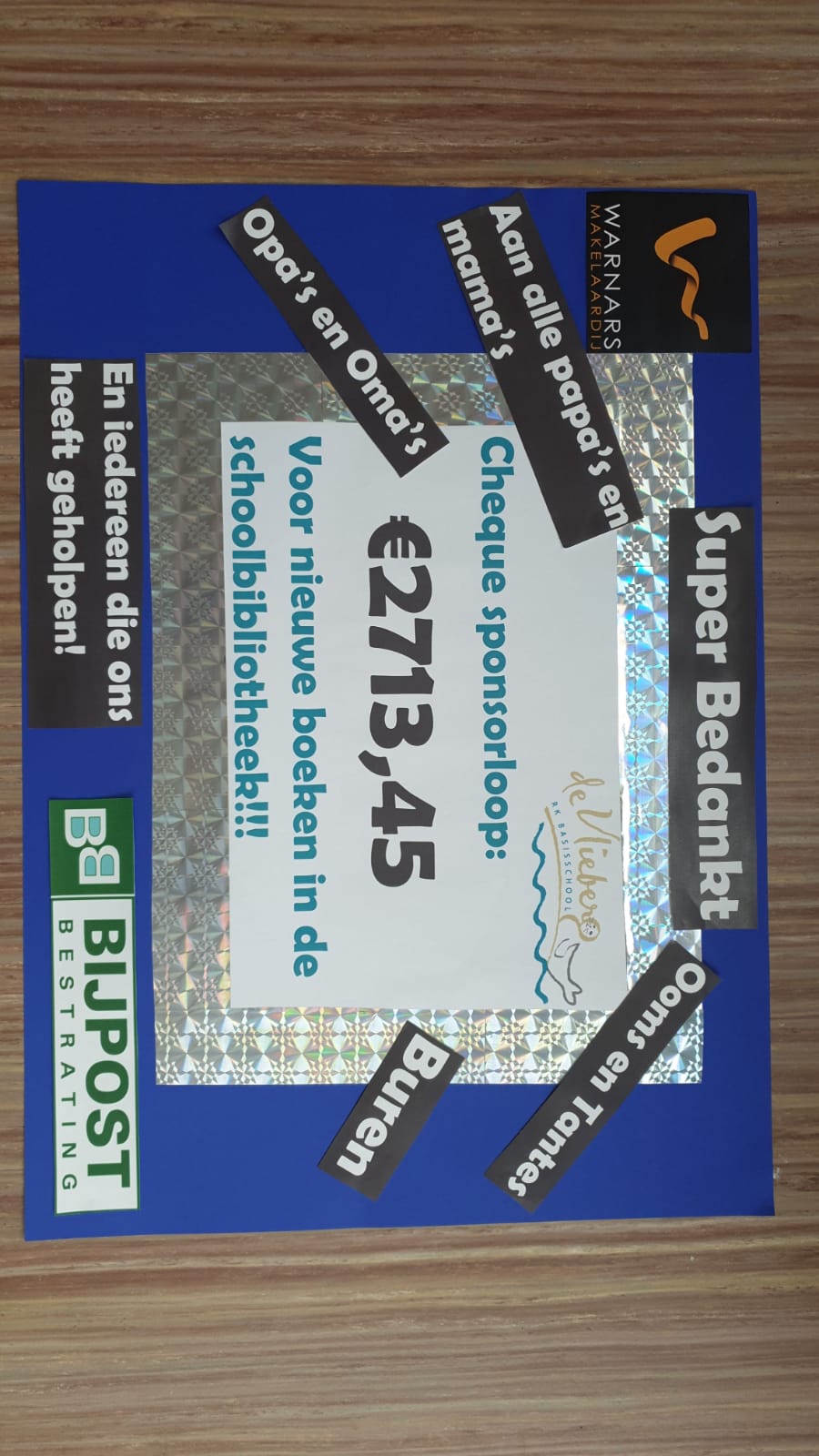 Opbrengst sponsorloop