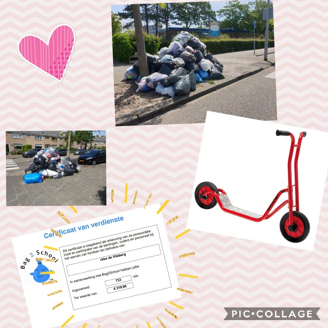 Opbrengst Bag2Schoolactie