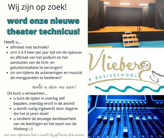 oproep theater technicus 