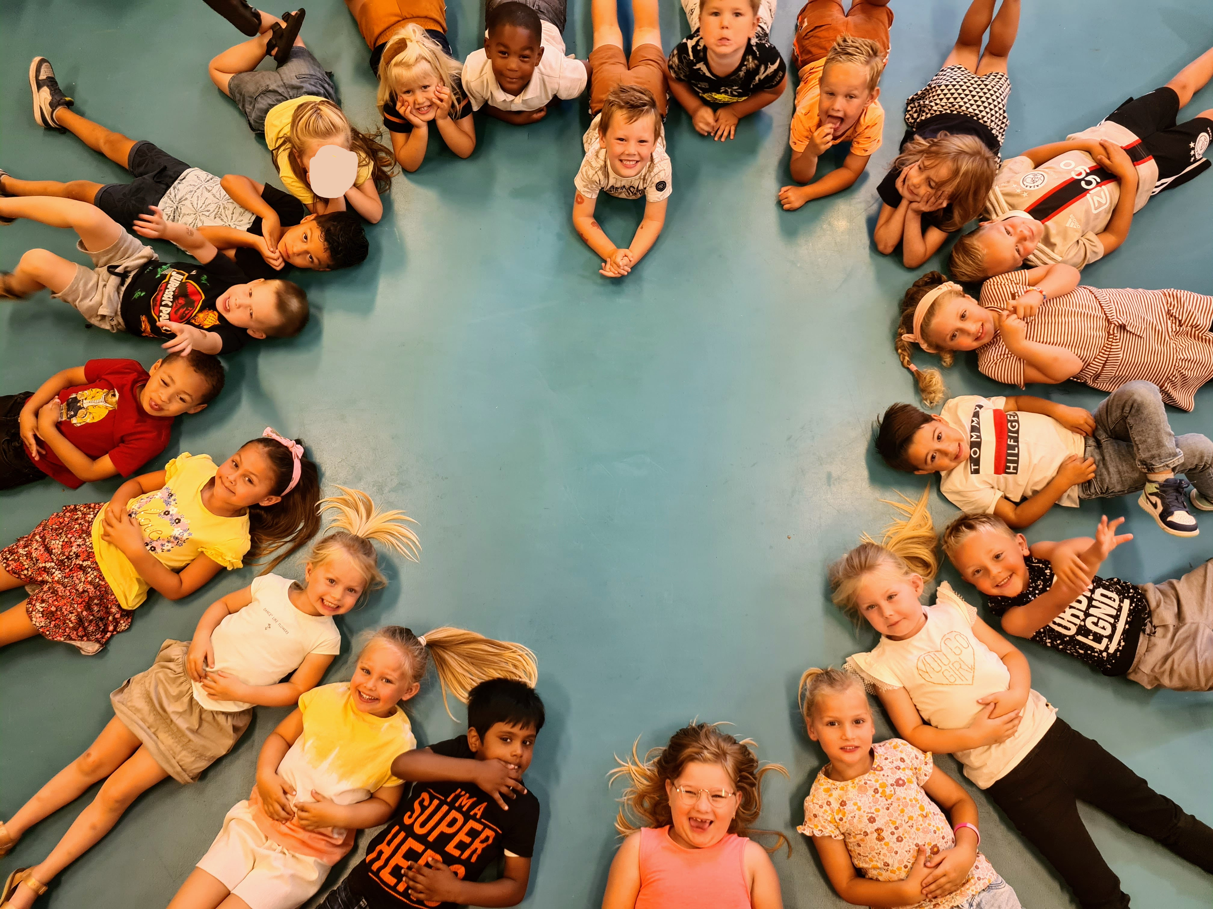 de eerste week van groep 1/2A