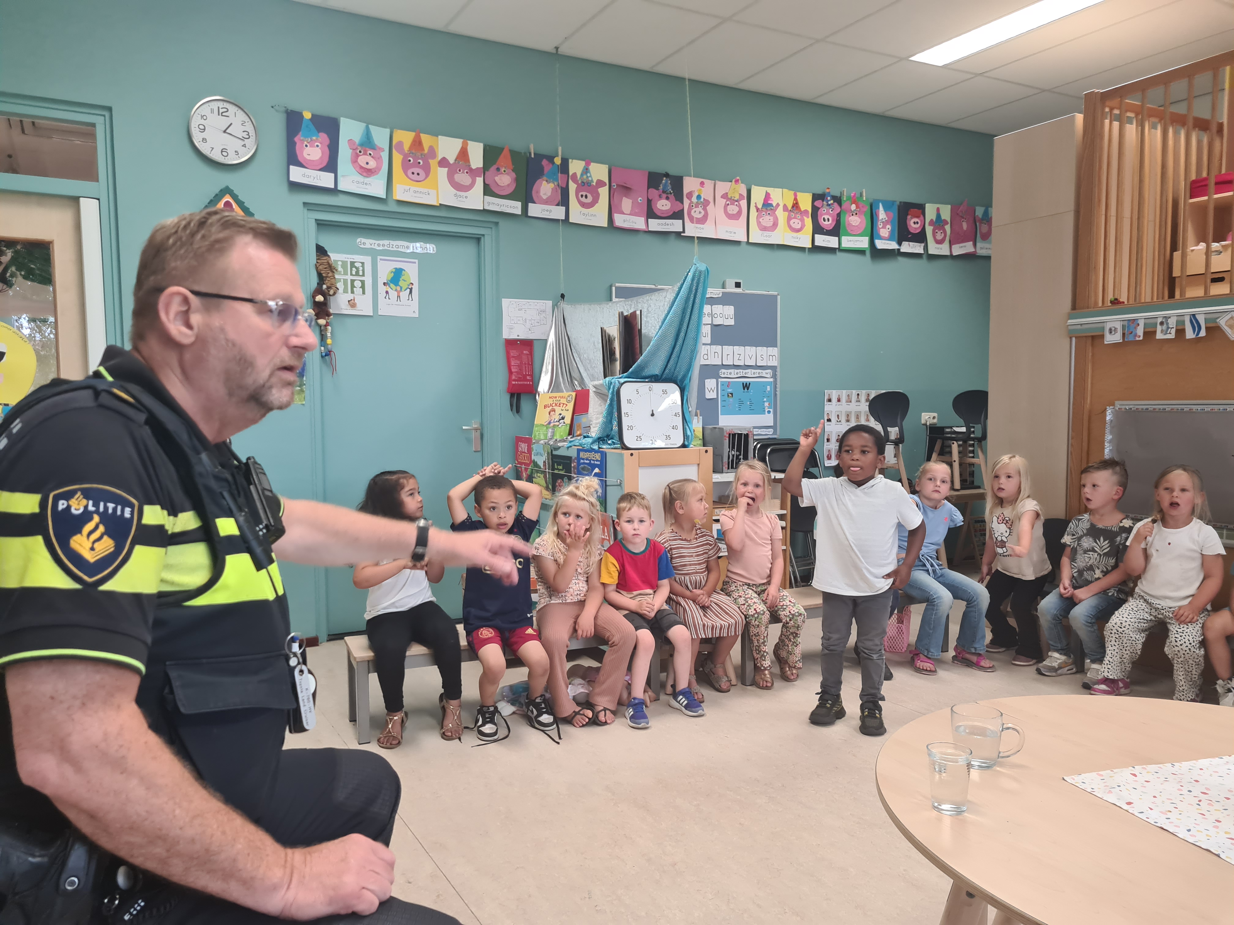 In gesprek met de wijkagent! 