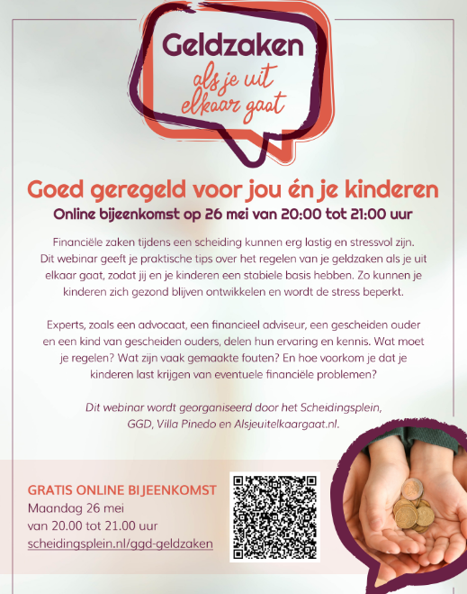 Gratis webinar: Geldzaken als je uit elkaar gaat – Goed geregeld voor jou én je kinderen.