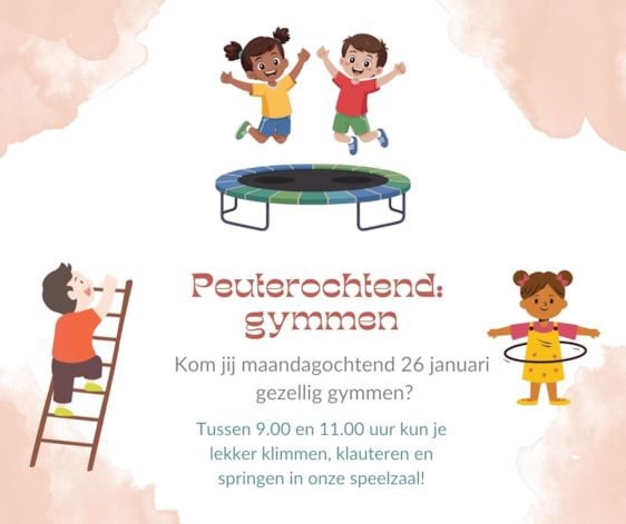 Peuterochtend gymmen - 26 januari