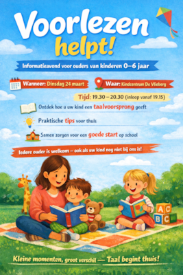 Informatieavond Voorlezen en taalontwikkeling