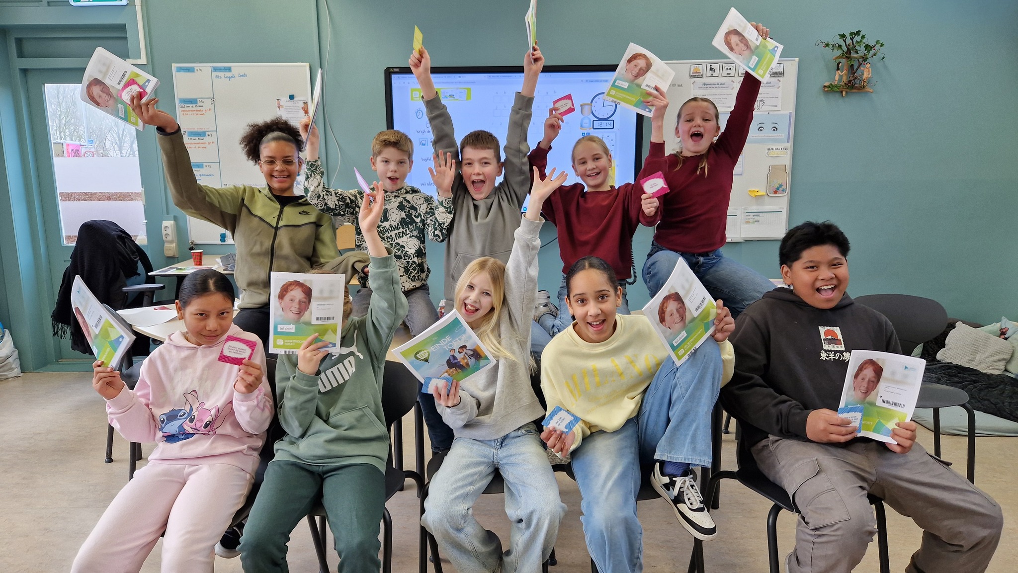 Trots op onze groep 8!